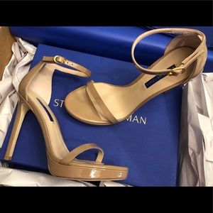 STUART WEITZMAN Nudist Disco Heels